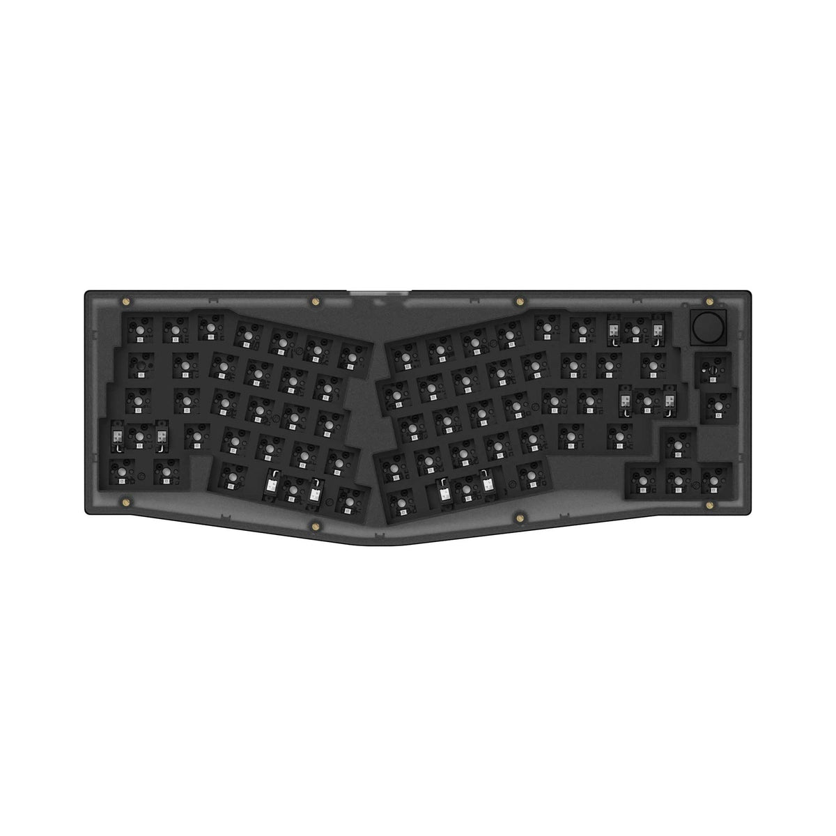 Keychron V8 (Alice Layout) Teclado mecânico personalizado QMK (Layout ANSI dos EUA)
