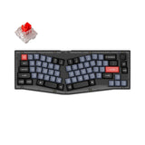 Keychron V8 (Alice Layout) Teclado mecânico personalizado QMK (Layout ANSI dos EUA)