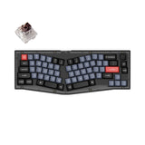 Keychron V8 (Alice Layout) Teclado mecânico personalizado QMK (Layout ANSI dos EUA)